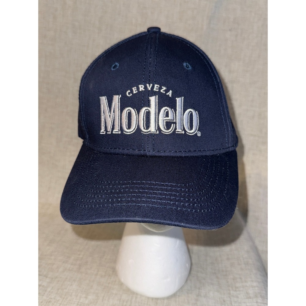 Modelo Cerveza Navy Blue Baseball Cap Adjustable Strap Cotton NWOT NO FLAWS/MINT